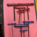 Blue-point Metric Handle Hex Key Allen Wrench Set 9 Pcs, Red Grip. Fixed Price $95.00.