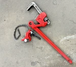 Ridgid Model S-6A Compound Leverage Wrench W/ Trunnion Chain Vise 31385. Fixed Price $600.00.