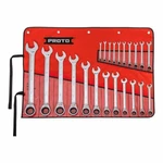 Proto JSCVMT-22S 22-PIECE Metric Combo Reversible Ratcheting Wrench SET-12 Pt. Fixed Price $749.92.