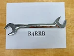 Snap-on Tools Usa New 1-1/16" Sae Way Open-end Angle Head Chrome Wrench VS34B. Fixed Price $99.95.