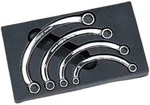 Ktc Nepros NTMH204 Half Moon Wrench Set 4PC 8-17MM Japanese Professional Tool. Fixed Price $280.01.