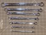 Mac 7PC Metric Long Double Wrench Set 8MM 24MM 12PT Point Boxed Bolm. Fixed Price $256.49.