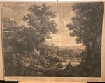 1762 Oversized Landscape Printing - William Woollett After Smith Of Chichester. Fixed Price $35.00.