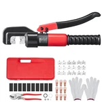 Hydraulic Crimping Tool With 9 Sets Of Dies AWG12-2/0 Copper And Aluminum Termin. Fixed Price $81.89.
