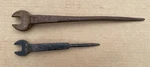Vintage Pair Spud Wrench Fairmount 905A Usa 5/8 & 3/4 Jaw Tapered Drift 9" 14". Fixed Price $39.99.