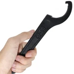 Auvotuis Hook Spanner Wrench, Black Adjustment Tool Carbon Steel 55-62MM. Fixed Price $11.12.