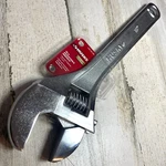 New Husky 18" Long Adjustable Wrench 2-1/16" Large Jaw Capacity Anti-slip. Fixed Price $34.66.