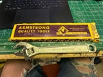 Machinist Hmdrc Tool Vintage Nos 10 Armstrong Adjustable Wrench Orig Box. Fixed Price $74.99.