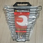 Gearwrench 15PC Sae Long Pattern, Surface Drive Plus Combo Set #81901. Fixed Price $213.89.
