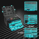 Duratech 497PCS Mechanics Tool Set W/sae And Metric Sockets W/3 Drawer Box. Fixed Price $210.99.