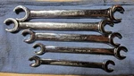 Snap-on Rxf Series Flare Nut Wrench Set 5PC Metric/sae Double End Chrome. Fixed Price $225.00.
