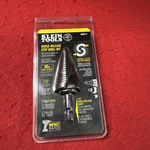 Klein Tools QRST11 Step Drill Bit, Quick Release Spiral Flute 7/8 1-1/8 In.. Fixed Price $19.99.