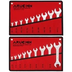 Arucmin Super-thin Open End Wrench Set, 18-PIECE Sae & Metric. Fixed Price $68.99.