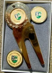 Saint Andrews Scotland Old Course Divot Tool 2 Ball Marker Set Original Case. Fixed Price $11.99.