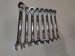8PC, Paramount Reversible Ratcheting Wrench Set, 12 Pt, Metric 17 14 13 11 10. Fixed Price $99.00.