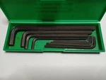 Holo-krome No. 672 Long Arm Allen Key Set Case & 9 Wrenches. Fixed Price $19.99.