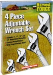 Allied International Harvest Forged Carbon Steel Adjustable Wrench Set, 4. Fixed Price $26.99.