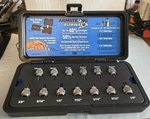 New!! Armstrong Eliminator Sae And Metric 3/8 Dr Hex Socket Set, Pt# 16-290..... Fixed Price $74.95.