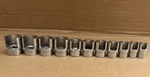 Vintage Snap-on 3/8 Drive Weatherhead Sockets Sae Unused 11PC Set 25/32. Fixed Price $260.81.
