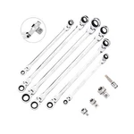 Bulltools 6-PIECE Flex-head Extra Long Ratcheting Wrenches Double Box End Chr.... Fixed Price $117.72.