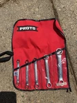 Proto Double Box Wrench Set, Pc., 5/16" Thru 3/4" Usa Made. Fixed Price $89.99.
