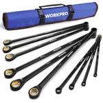 Workpro 10PC Extra Long Ratcheting Wrench Set Combination Metric 8-19MM 72-TEETH. Fixed Price $69.99.