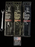 Nos Sk Tools 6PT 1/4 5/16 3/8 Combo Wrench Set 26108 26110 26112 Usa. Fixed Price $39.99.