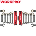 Workpro 8-PIECES/16-PIECE Metric/sae Flex-head Ratcheting Combination Wrench Set. Fixed Price $46.99.
