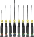 Klein Tools 8 Piece Precision Screwdriver Set Black Yellow Cushion Grip Handles. Fixed Price $42.19.