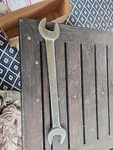 Armstrong 26-178 1-1/4" X 1-5/16" Full Polish Open End Wrench Usa. Fixed Price $15.00.