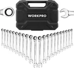 Workpro 22-PIECE Ratcheting Wrench Set Organizer Box Nickel Plating 72 Teeth. Fixed Price $49.90.