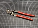 Snap-on 91ACP 9" Adjustable Interlocking Channel Pliers Red Soft Grip. Fixed Price $38.99.