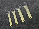 Wright Service Thin Angle Wrenches Set Sae 1-7/8 1-3/8 15/16 3/4" Usa. Fixed Price $110.40.