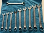 Sk Tools Metric Combination Wrench Set 10MM - 18MM 9 Pieces + Chrome Usa. Fixed Price $59.95.