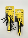 2PCS Stanley Folding Hex Key Set Pieces STHT71800 1.5MM - 8MM. Fixed Price $20.00.
