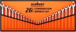26PIECE Combination Wrench Set With Rollup Pouch Metric Standard. Fixed Price $38.41.