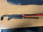 Snap On - PWZ2 17" Adjustable Plier/wrench With Red Black Handle LOC#186. Fixed Price $84.99.