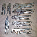 Lot Set Of 8 Made Usa* Peterson Dewitt Vise Grip Locking Pliers. Fixed Price $49.00.