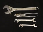 Proto Wrenches Lot, 12" 712, 252A Pliers, 3348 3/4", 3340 5/8" Offset. Fixed Price $29.00.