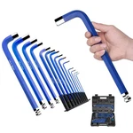 Rotation 14PC Jumbo Hex Key Wrench Set, Metric 1.5-19MM, Long Ball End .... Fixed Price $81.00.