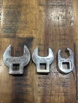 Sk Tools Crowfoot Wrenches Sizes 3/4 , 5/8 & 1/2 All 3/8 Drive Sae Usa Vgc. Fixed Price $30.00.