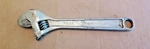 Wright 9AC10 8" Adjustable Wrench. Made In Usa. Fixed Price $9.00.