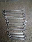 11PC Blackhawk By Proto Bw Combination Wrench Set 6&12-PT 7-19MM. Lot Metric Usa. Fixed Price $35.00.