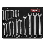 Urrea 1202CM Sae Point Combination Ratcheting Wrench Set 19 Pieces. Fixed Price $813.41.