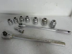 Craftsman Ratchet Wrench 3/4" Drive-williams Extension SWIVEL-7 Sockets. Fixed Price $192.00.