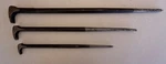 Snap On 3 Piece Rolling Head Lady Foot Pry Bars 2050 1650 1250. Fixed Price $88.00.