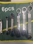 Proto Usa Reversible Ratcheting Box Wrench Set Sae 6PC 1/4 7/8 W/ Roll. Fixed Price $75.00.