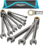 Duratech Anti-slip Ratcheting Wrench Set, Combination. Fixed Price $41.99.