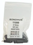 Bondhus 9PC 1/4IN Shank Hex Insert Bit Set Metric 2-12MM Balldriver Usa 11099. Fixed Price $22.99.