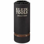 Klein 66052E 2-IN-1 Metric Impact Socket, 12-POINT, 24 X 19 Mm. Fixed Price $67.38.
